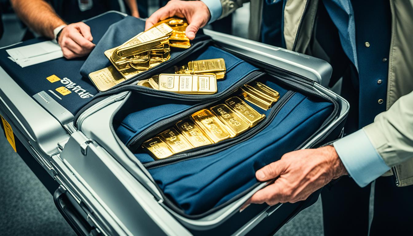 Can airport scanners detect gold and other precious metals 