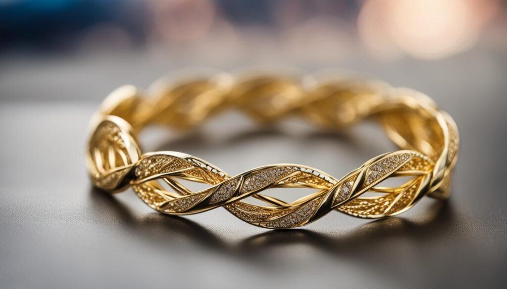 Italian gold bracelet