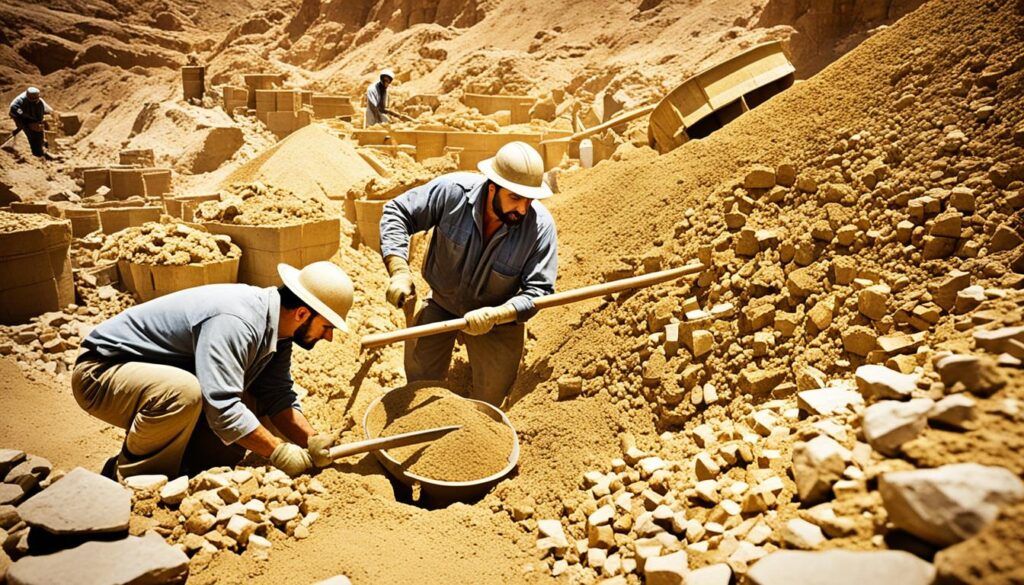ancient Egypt gold mining