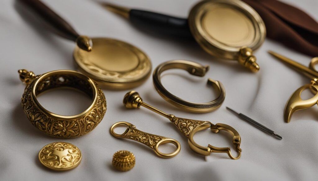 brass jewelry care