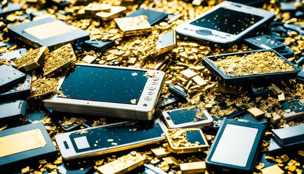 gold recovery from electronic devices