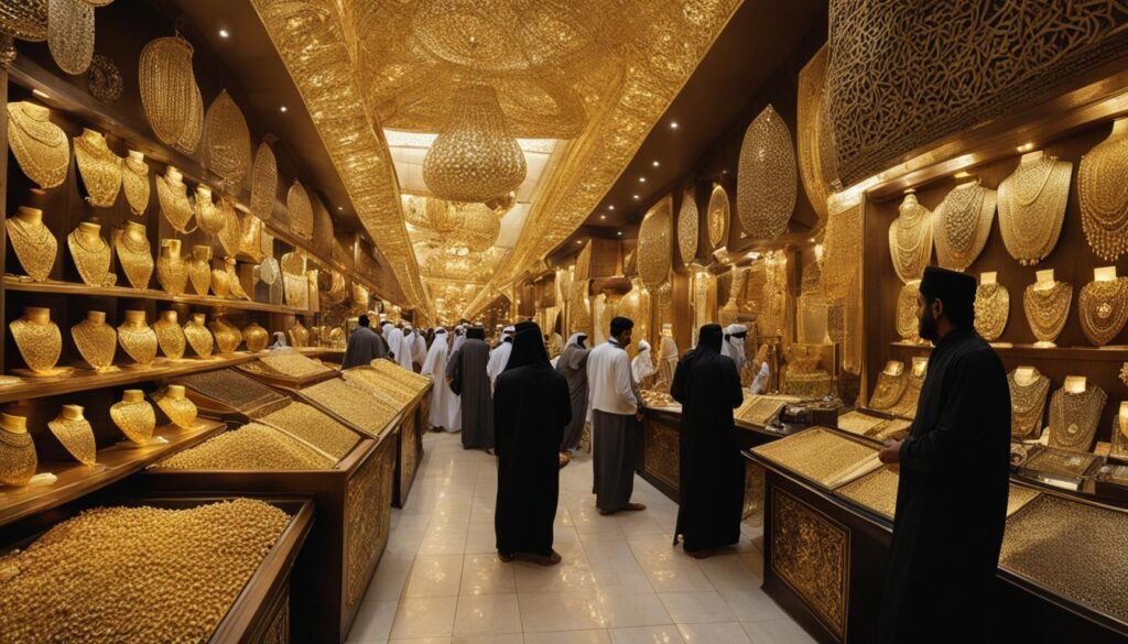 gold souk in Saudi Arabia