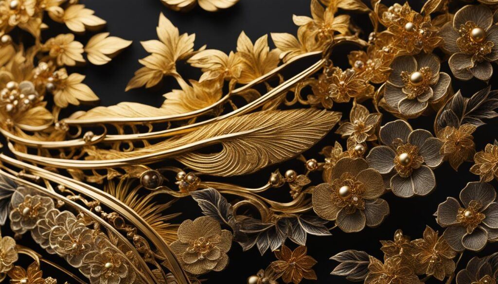 unique features of Japanese gold jewelry
